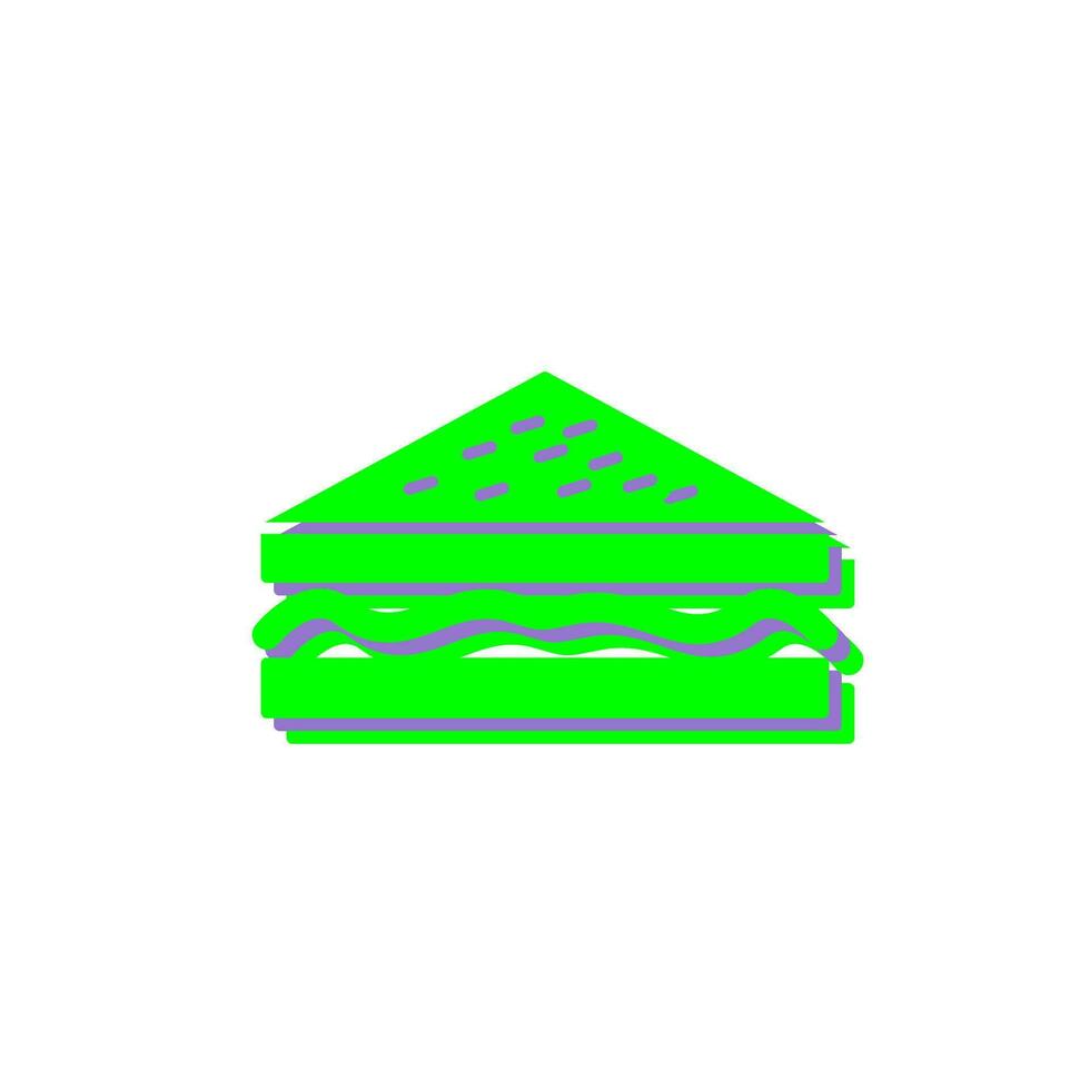 Unique Sandwich Vector Icon