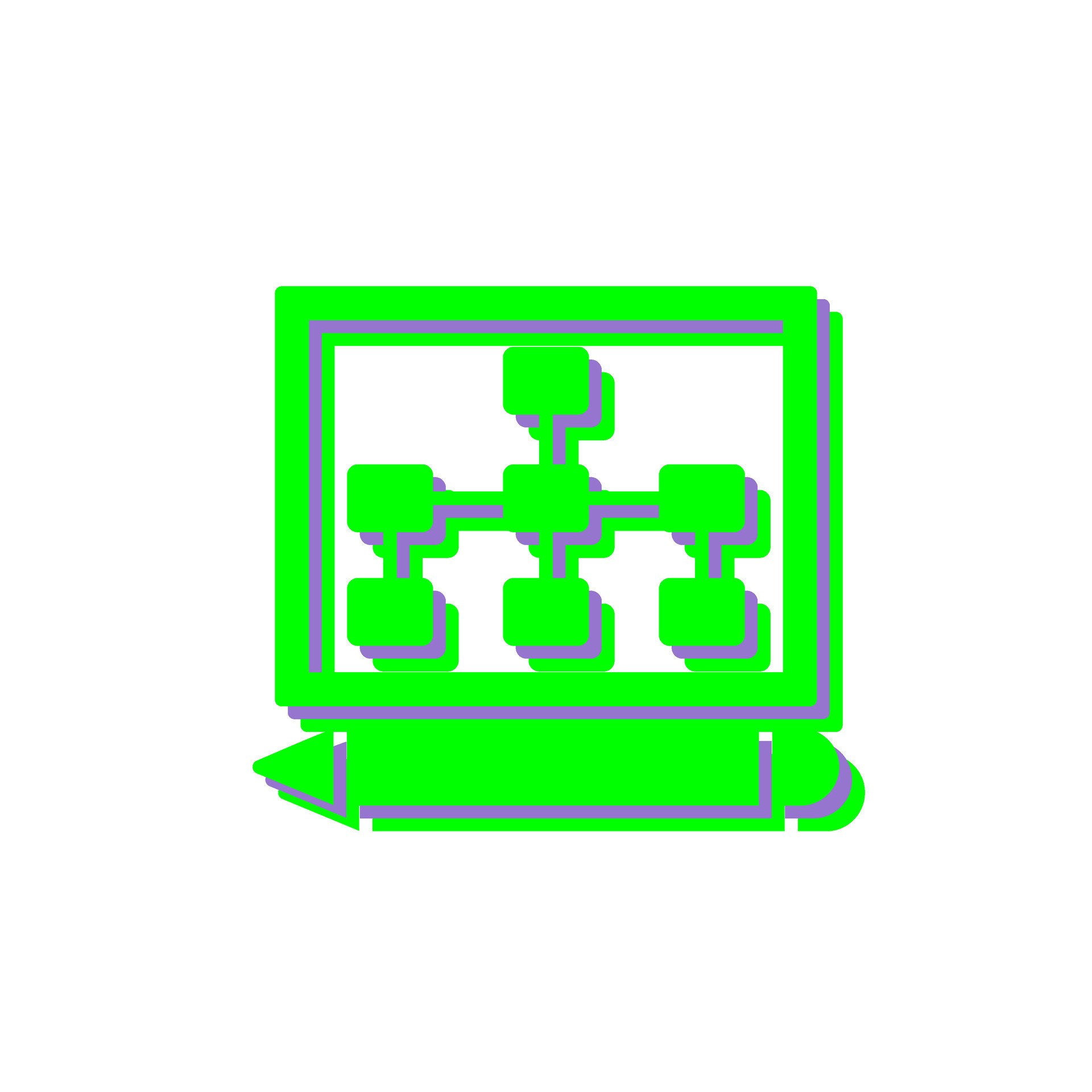 Draw Hierarchy Vector Icon 29516424 Vector Art at Vecteezy