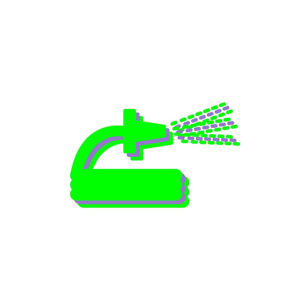 Unique Spraying Water Vector Icon