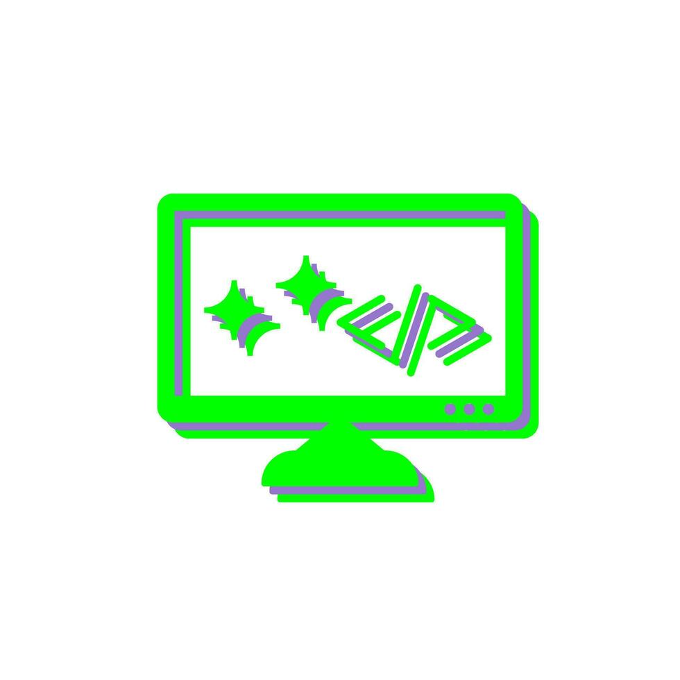 Unique Clean Code Vector Icon
