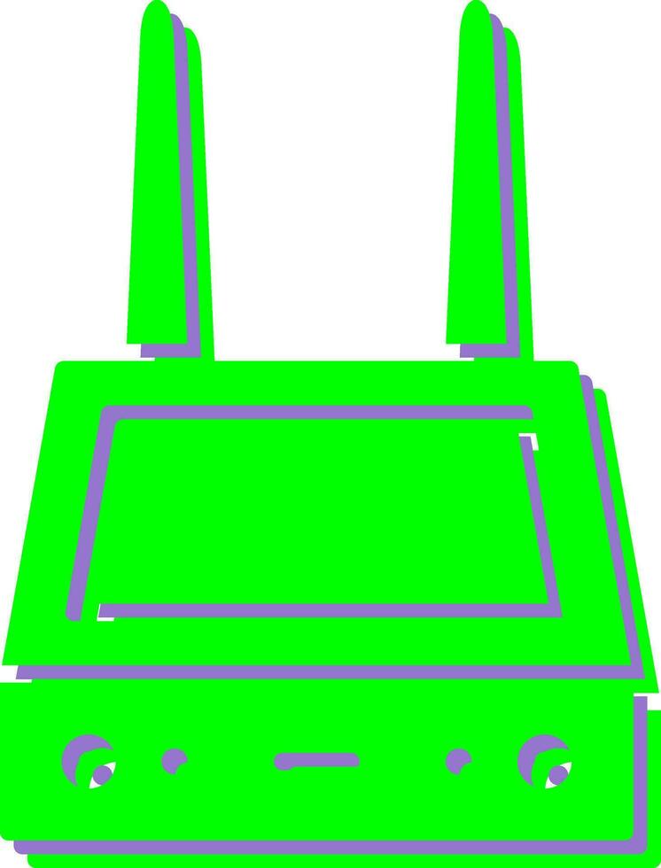 Unique Router Vector Icon