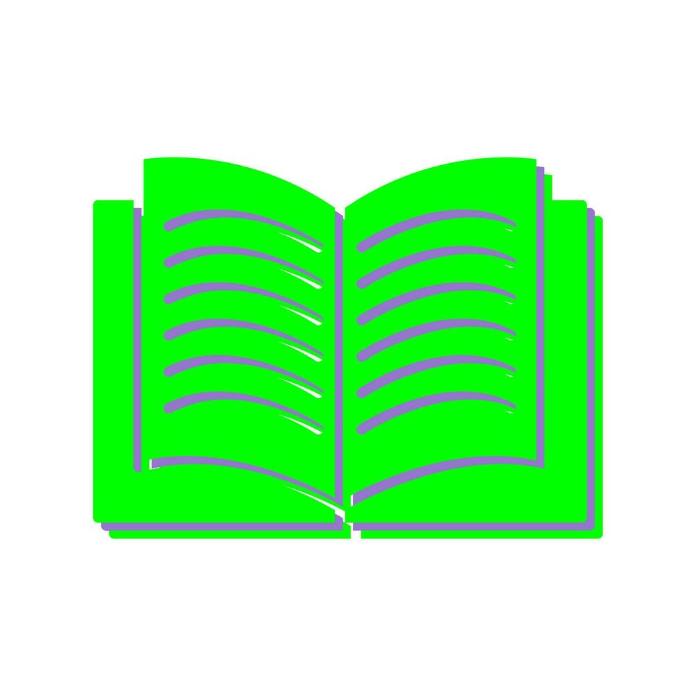 Unique Textbook Vector Icon