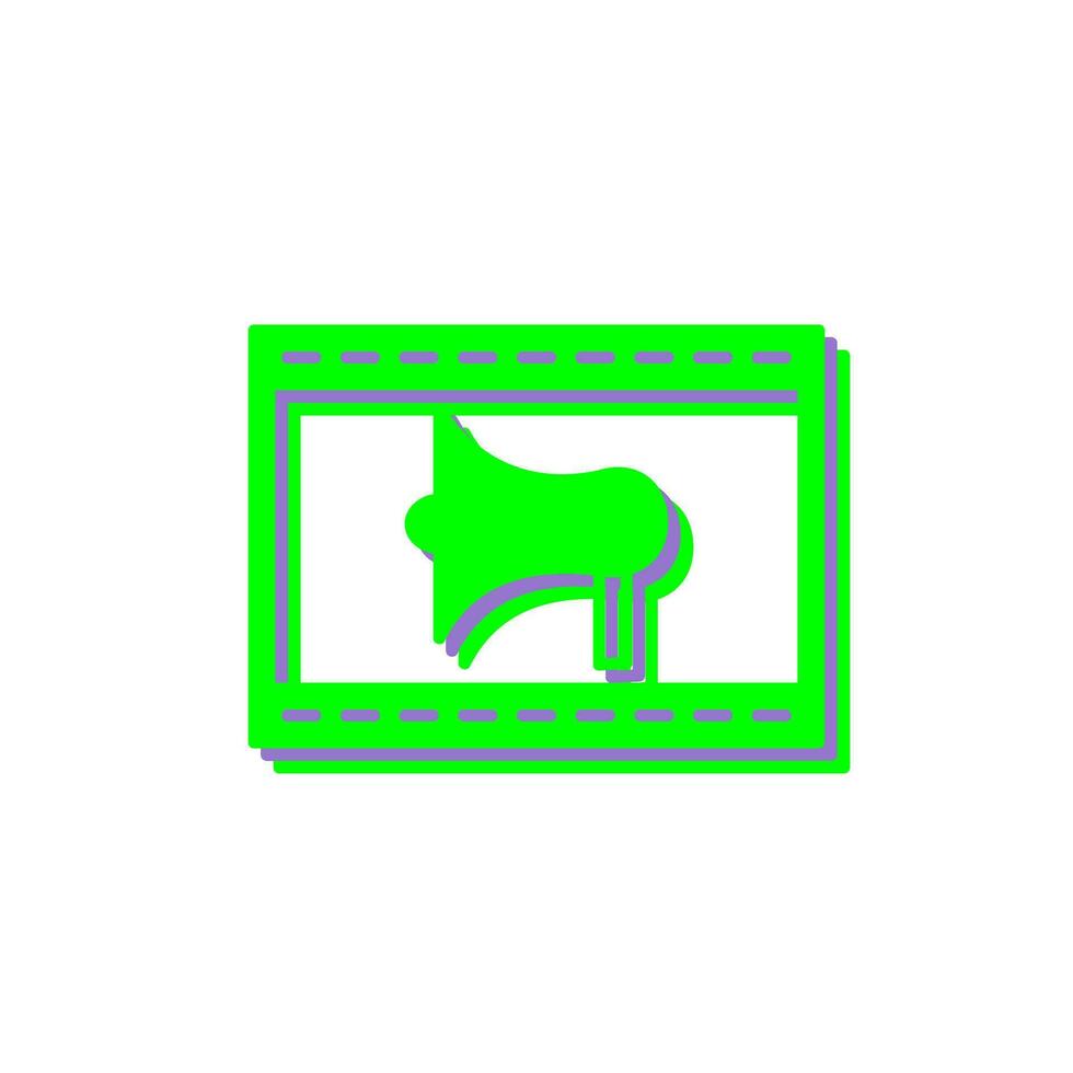 Unique Internet Ads Vector Icon