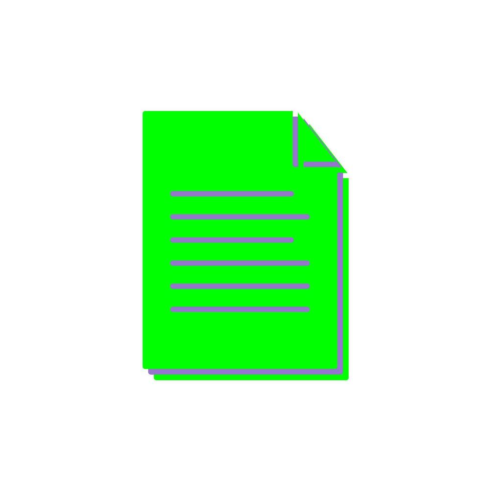 Sheet Vector Icon
