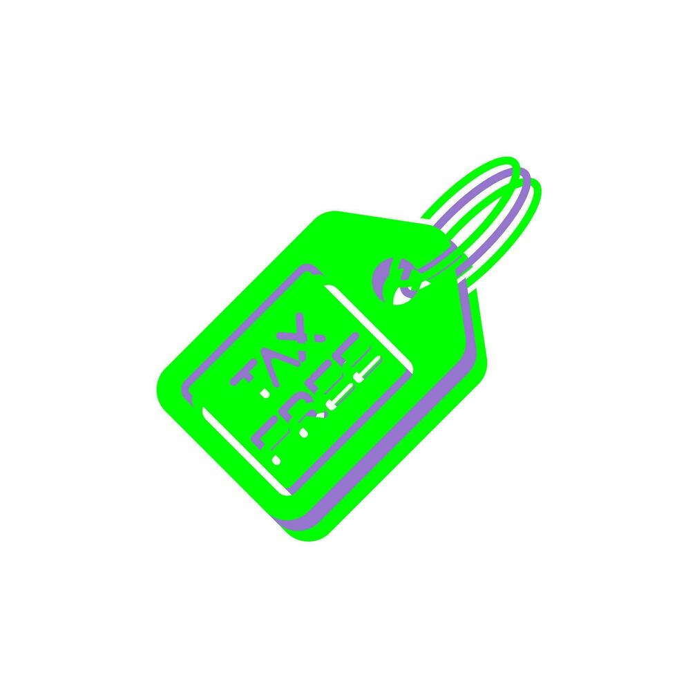 Tax Free Vector Icon