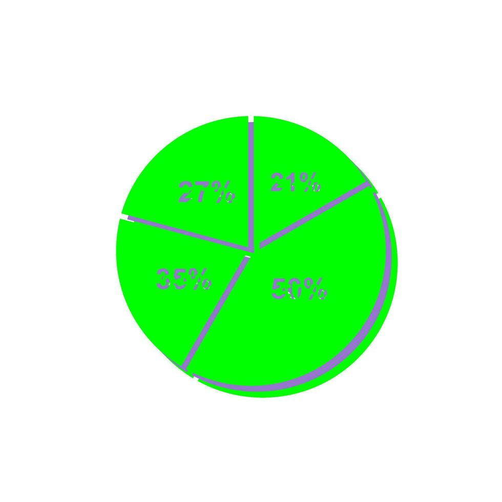 Pie Chart Vector Icon