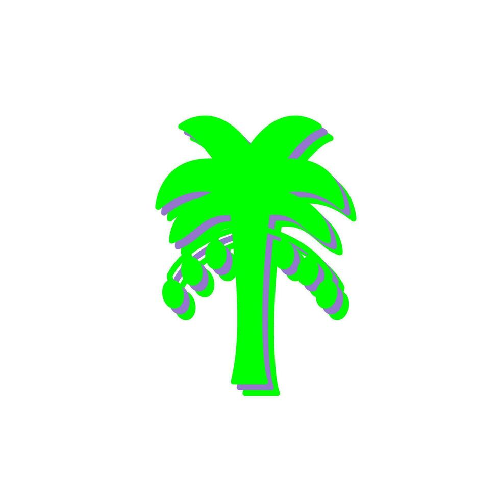 Coconut trees Vector Icon