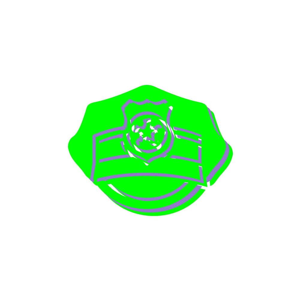 Police Hat Vector Icon