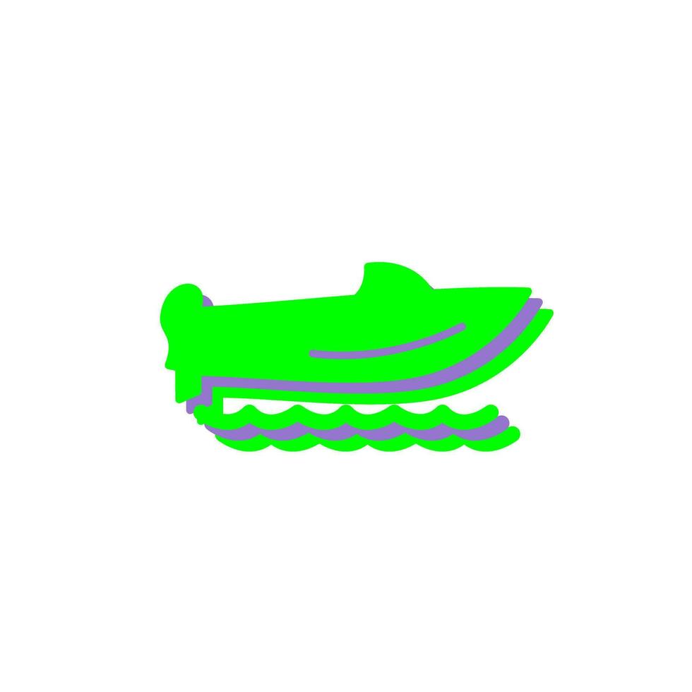 Speed Boat Vector Icon