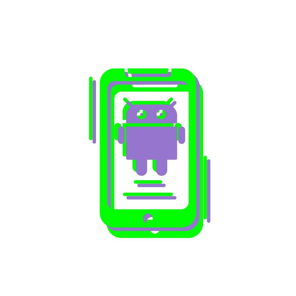 icono de vector de Android