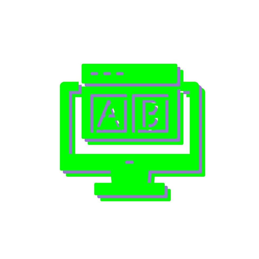 AB Testing Vector Icon