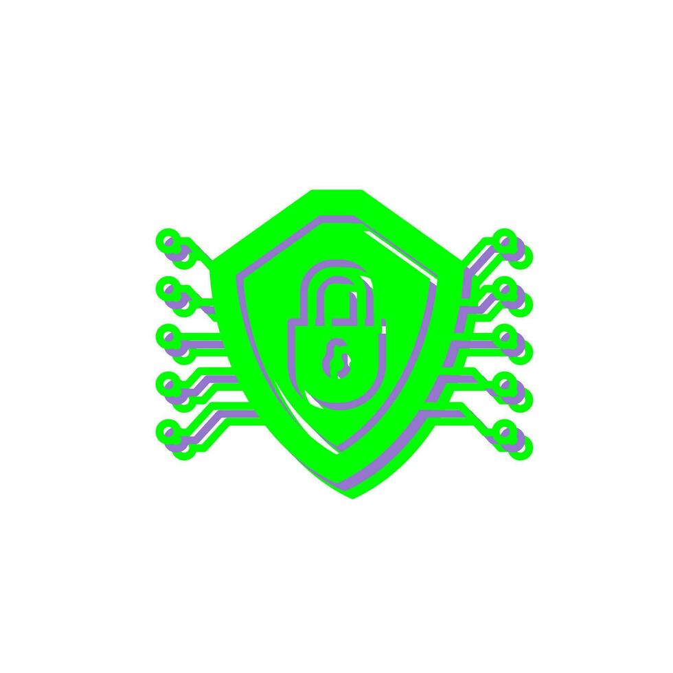 Cyber Security Vector Icon