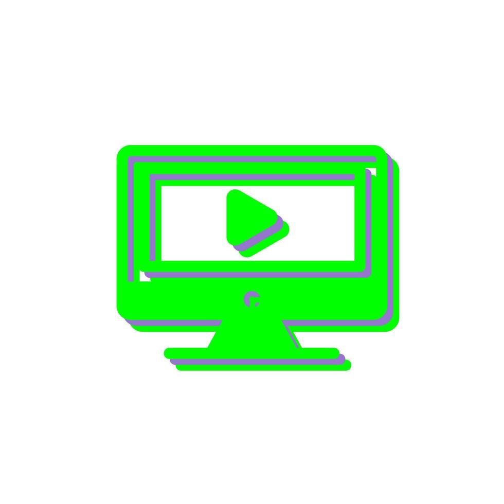 Video Lesson Vector Icon