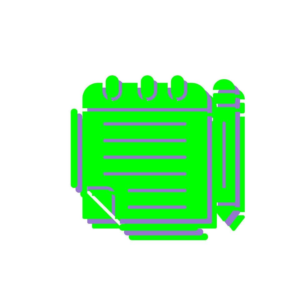 Notepad Vector Icon