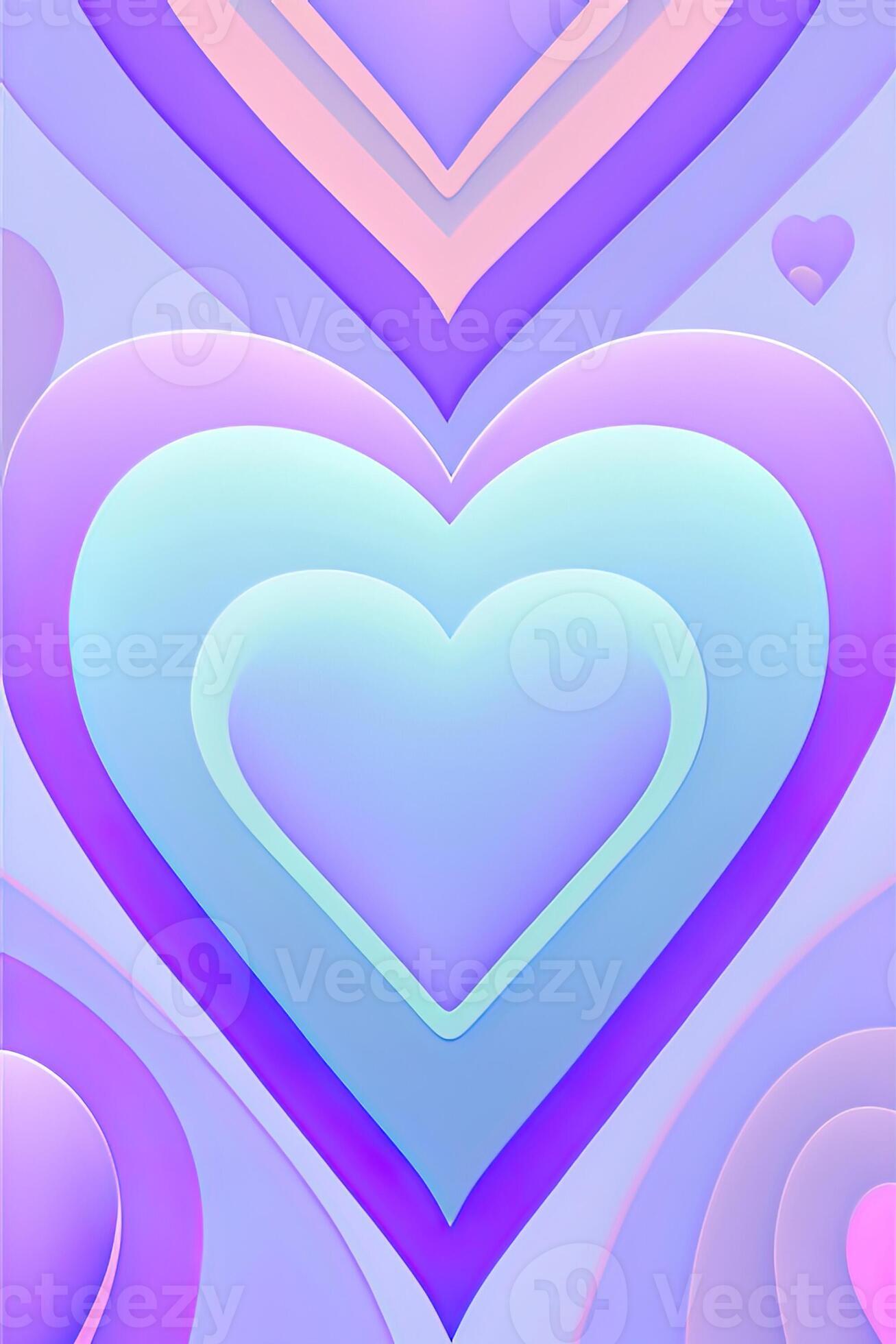 Y2K nostalgia heart purple gradient wallpaper 29517345 Stock Photo at  Vecteezy