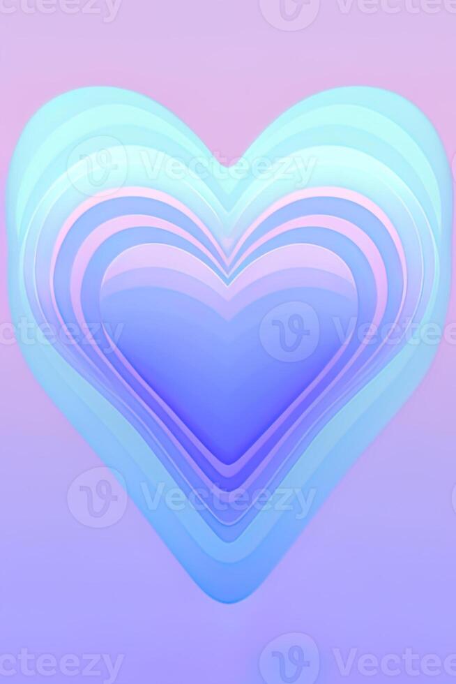 Y2K nostalgia heart purple gradient wallpaper photo