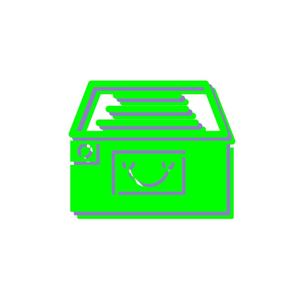 icono de vector de archivador