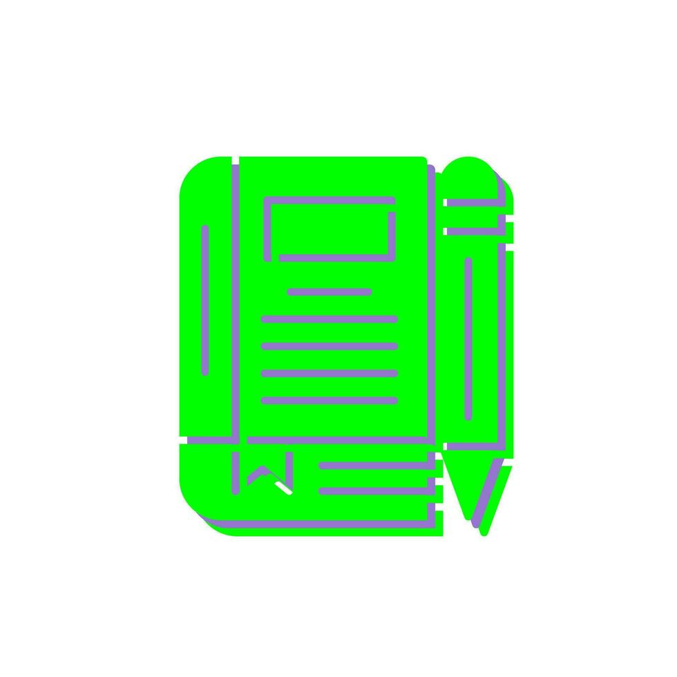 Diary Vector Icon