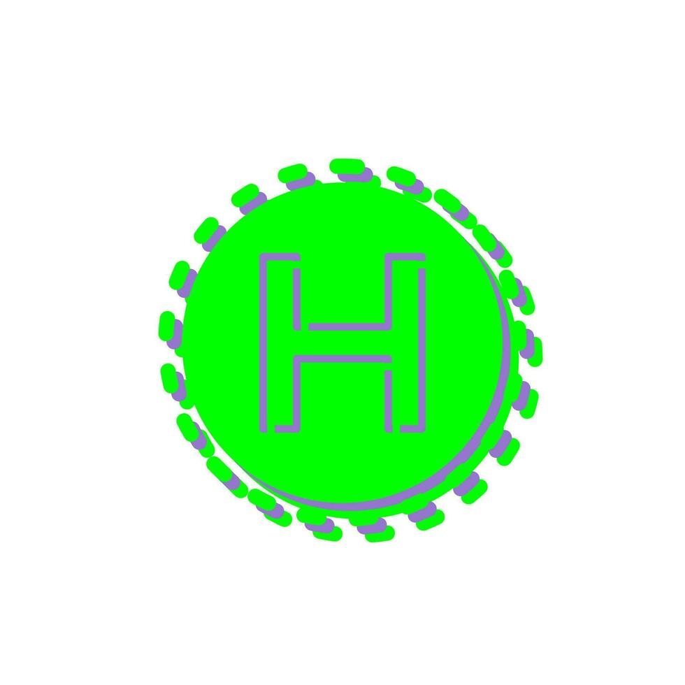 Helipad Vector Icon