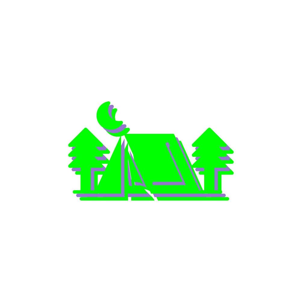 Tent Vector Icon