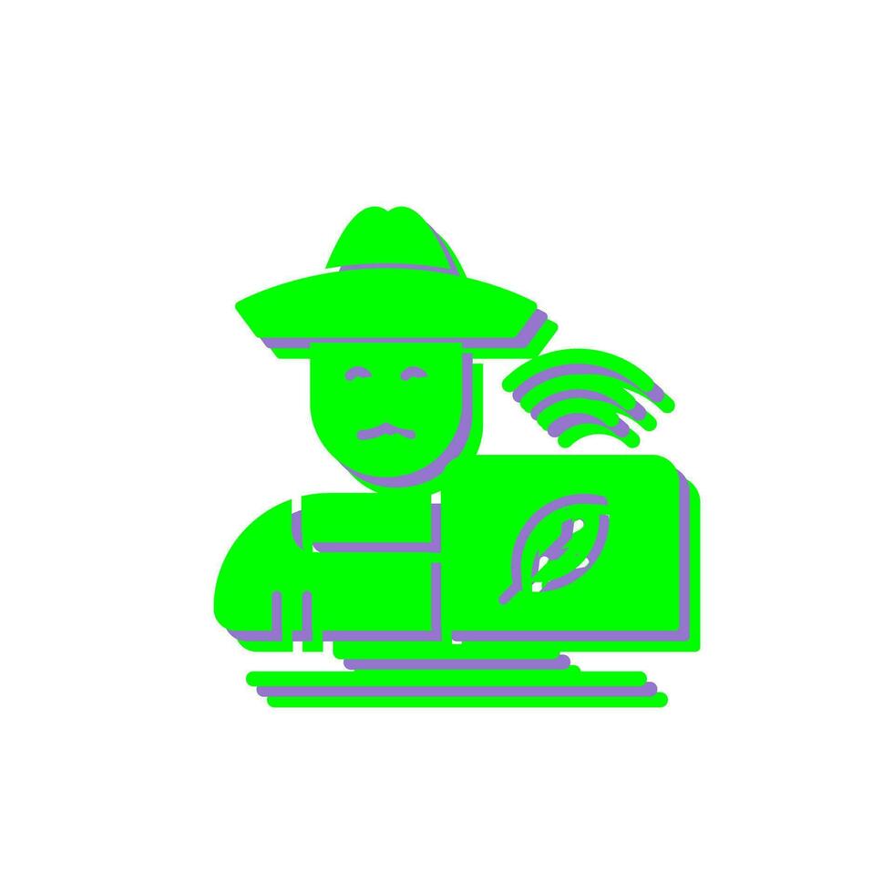 Farmer Vector Icon
