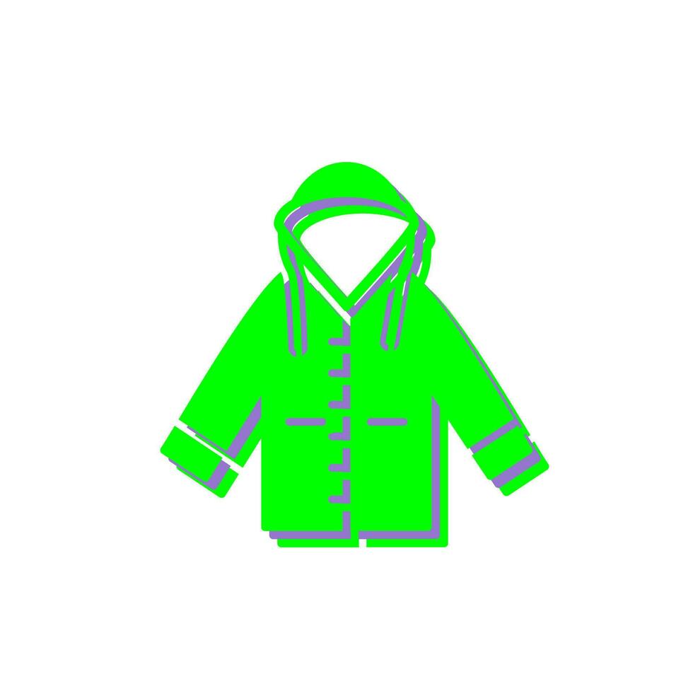 Raincoat Vector Icon