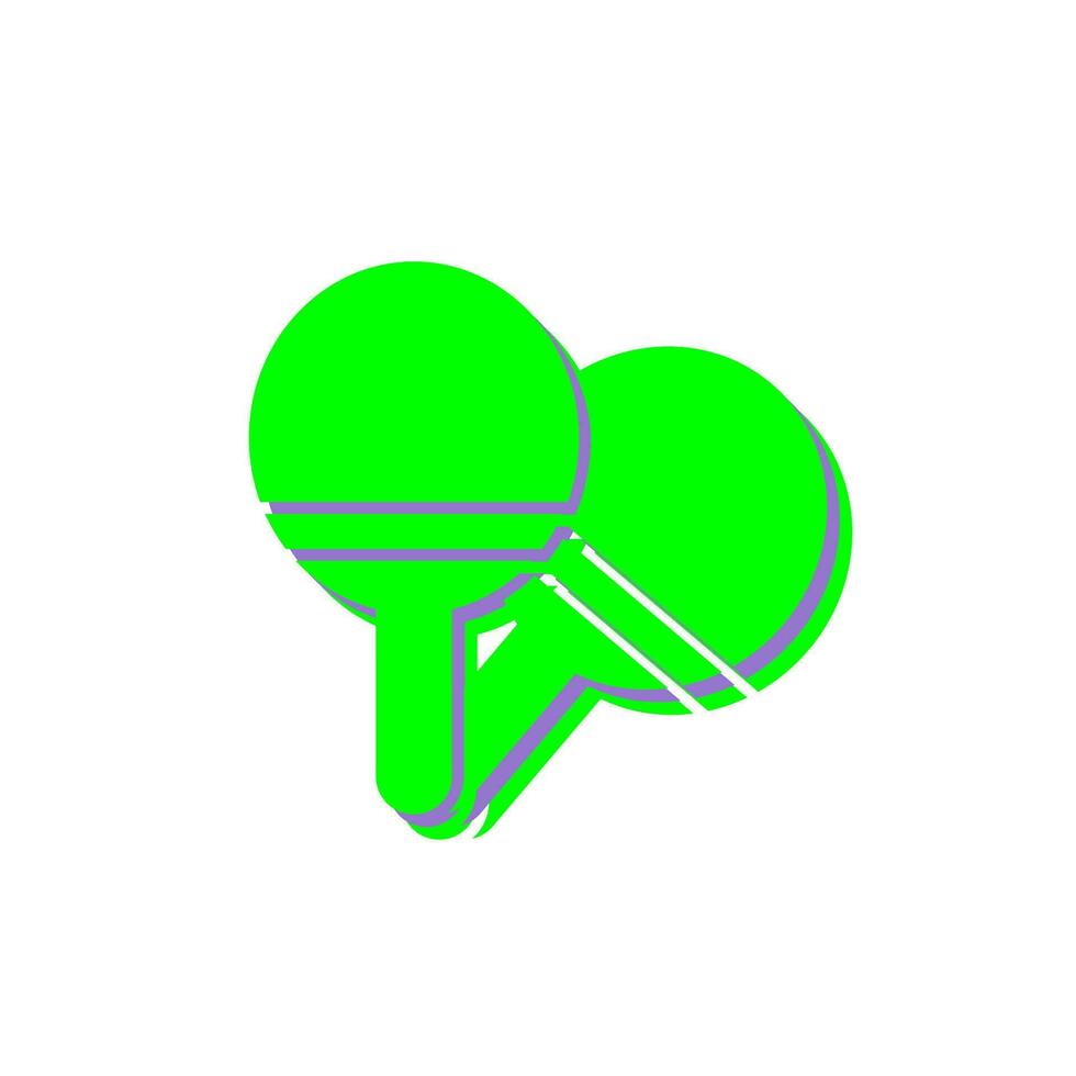 Ping Pong Vector Icon