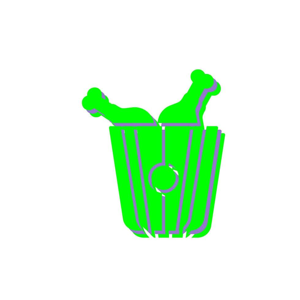 Fried Chicken Vector Icon