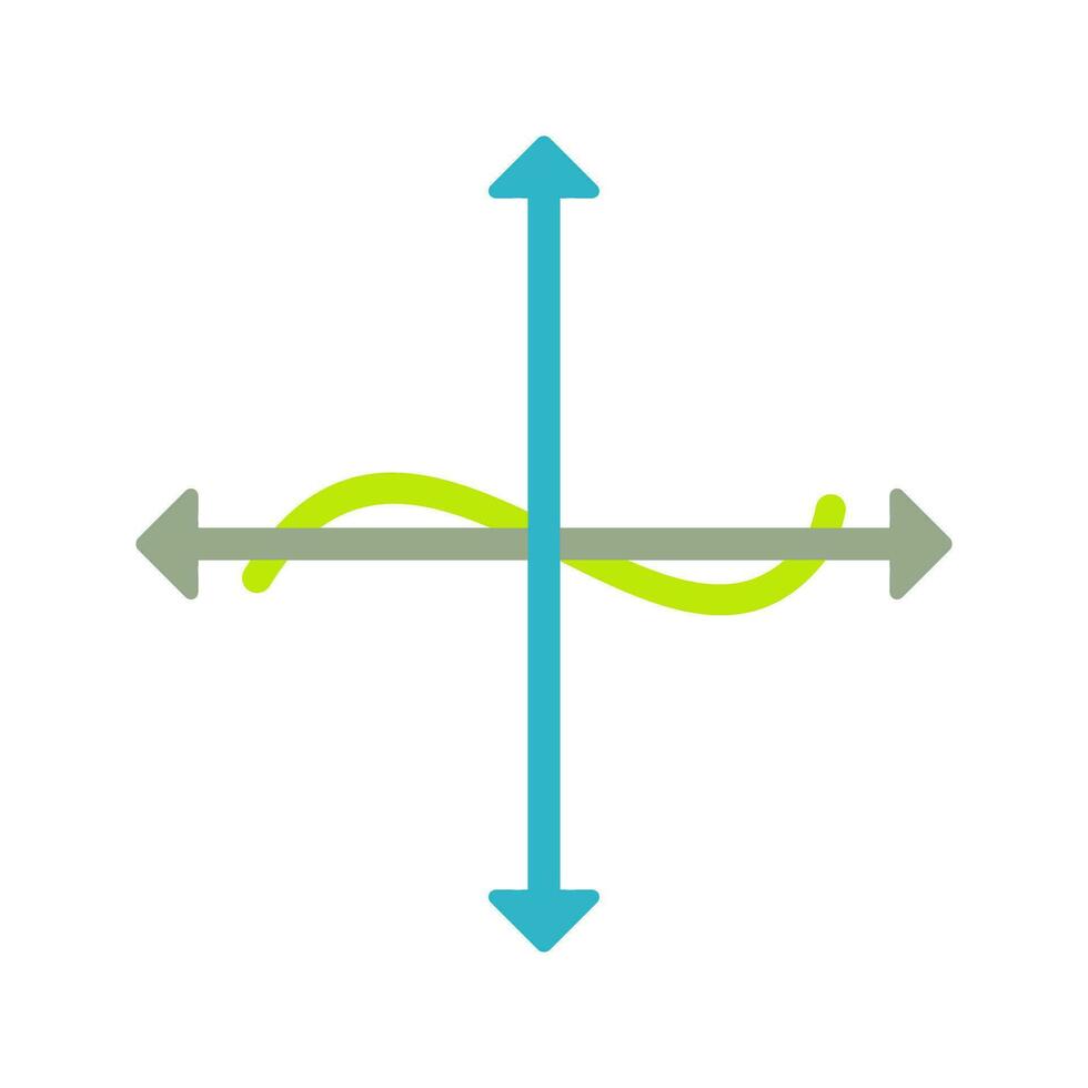 Unique Graph Vector Icon