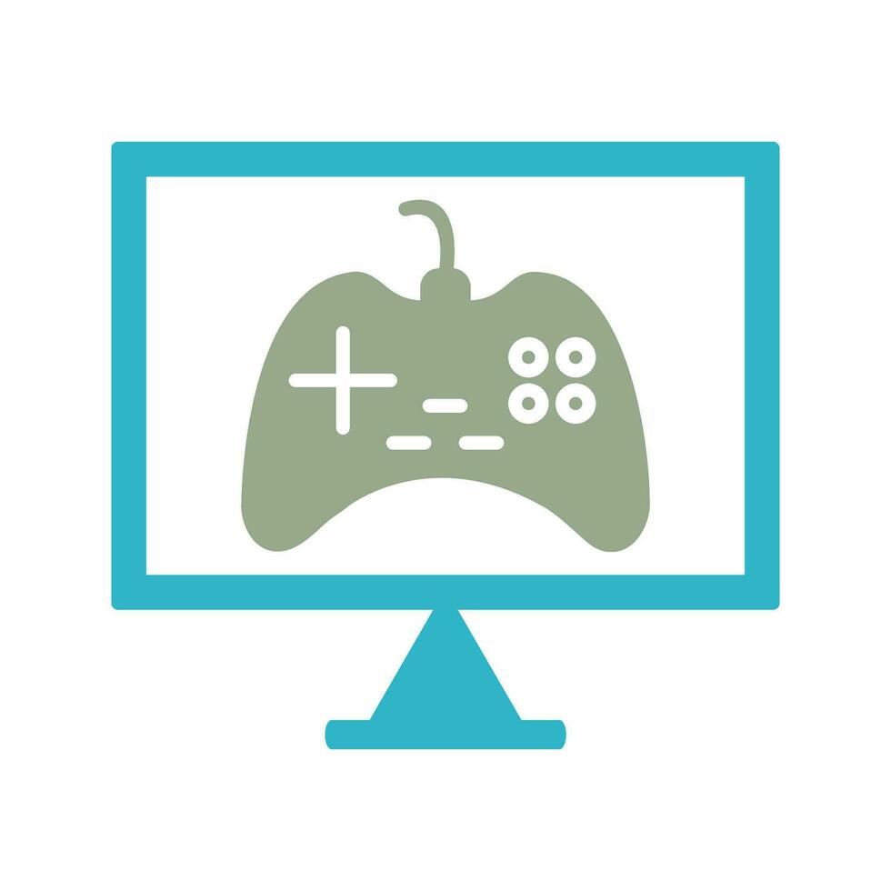 Unique Online Games Vector Icon