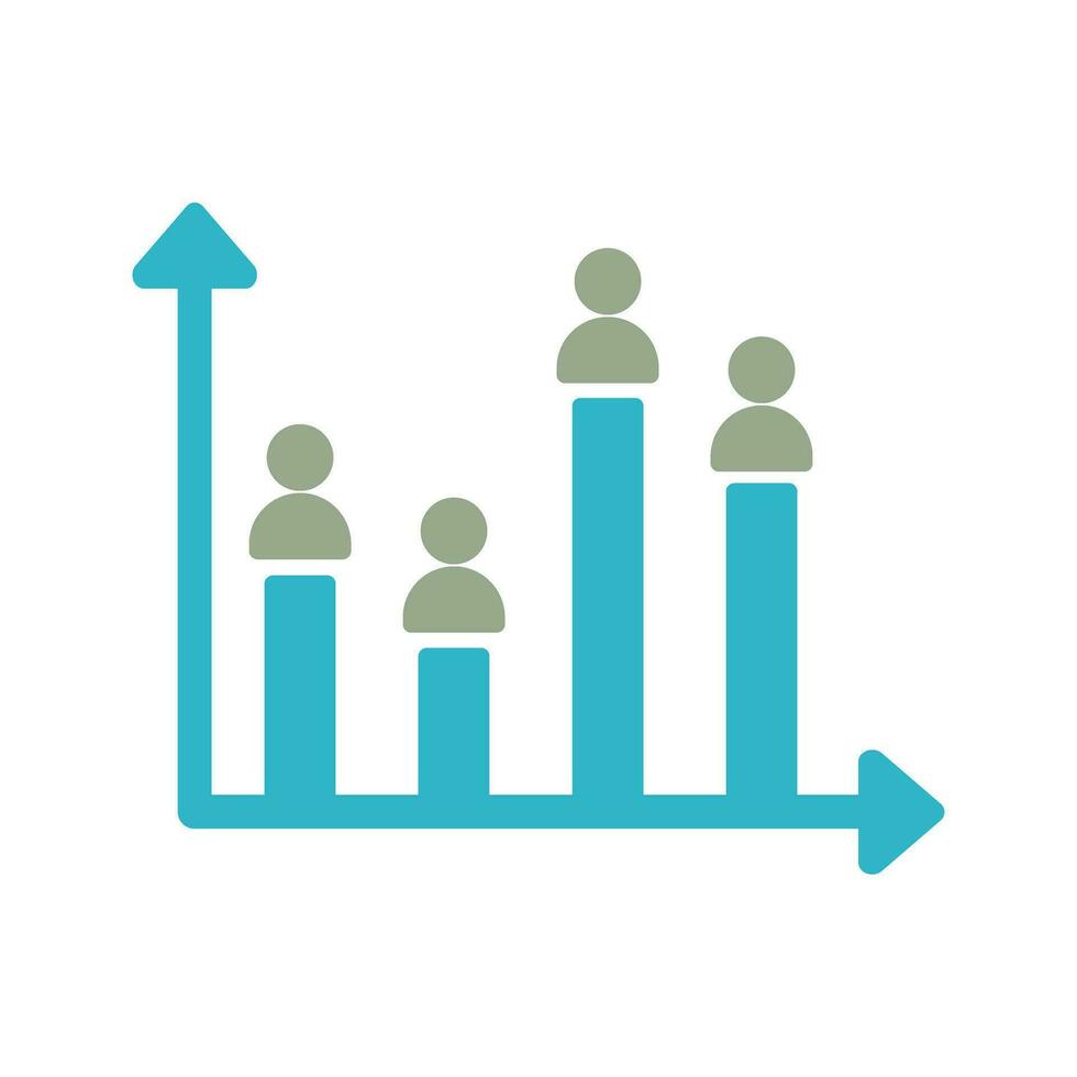 Candidate Graph Vector Icon