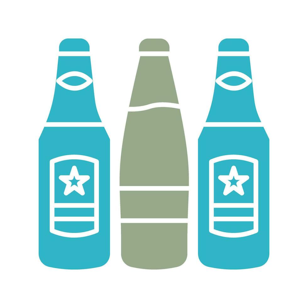 Beer Bottles Vector Icon