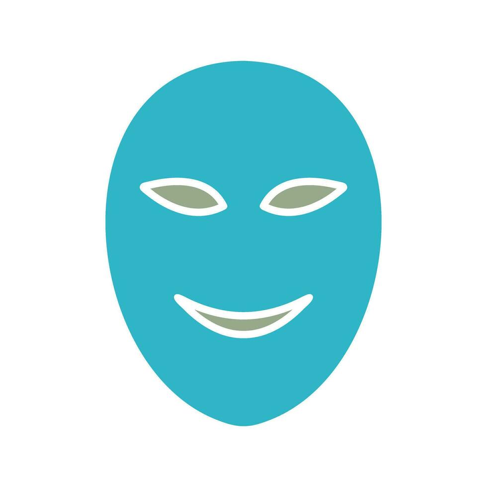 Ancient Face Mask Vector Icon