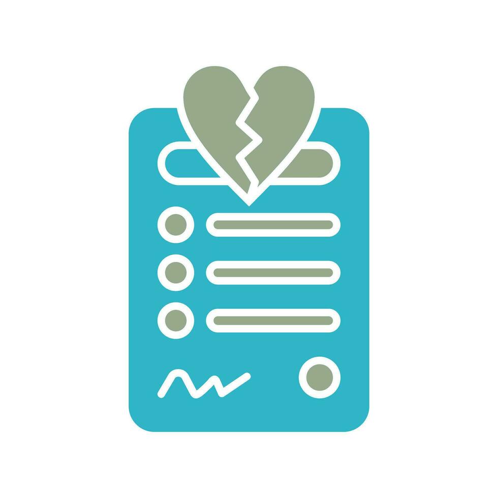 Divorce Vector Icon