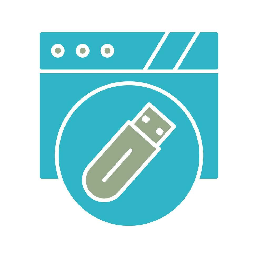 Usb Flash Drive Vector Icon