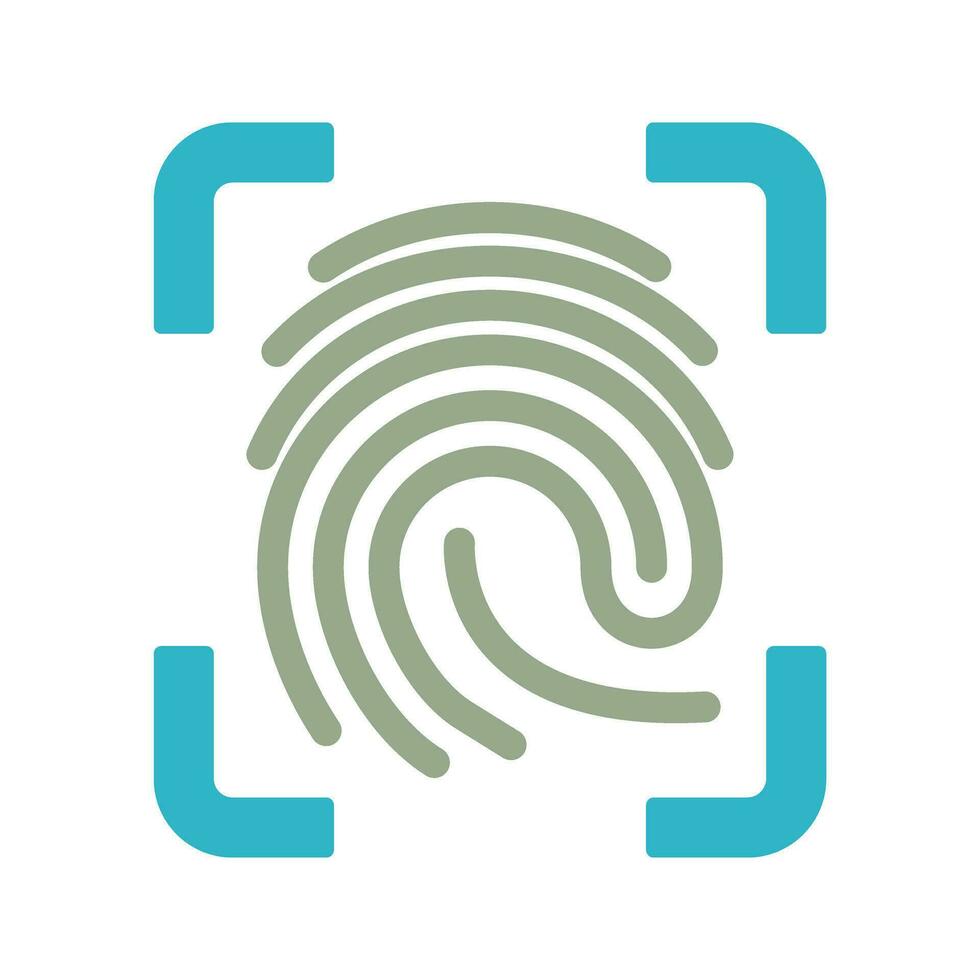 Finger Print Vector Icon