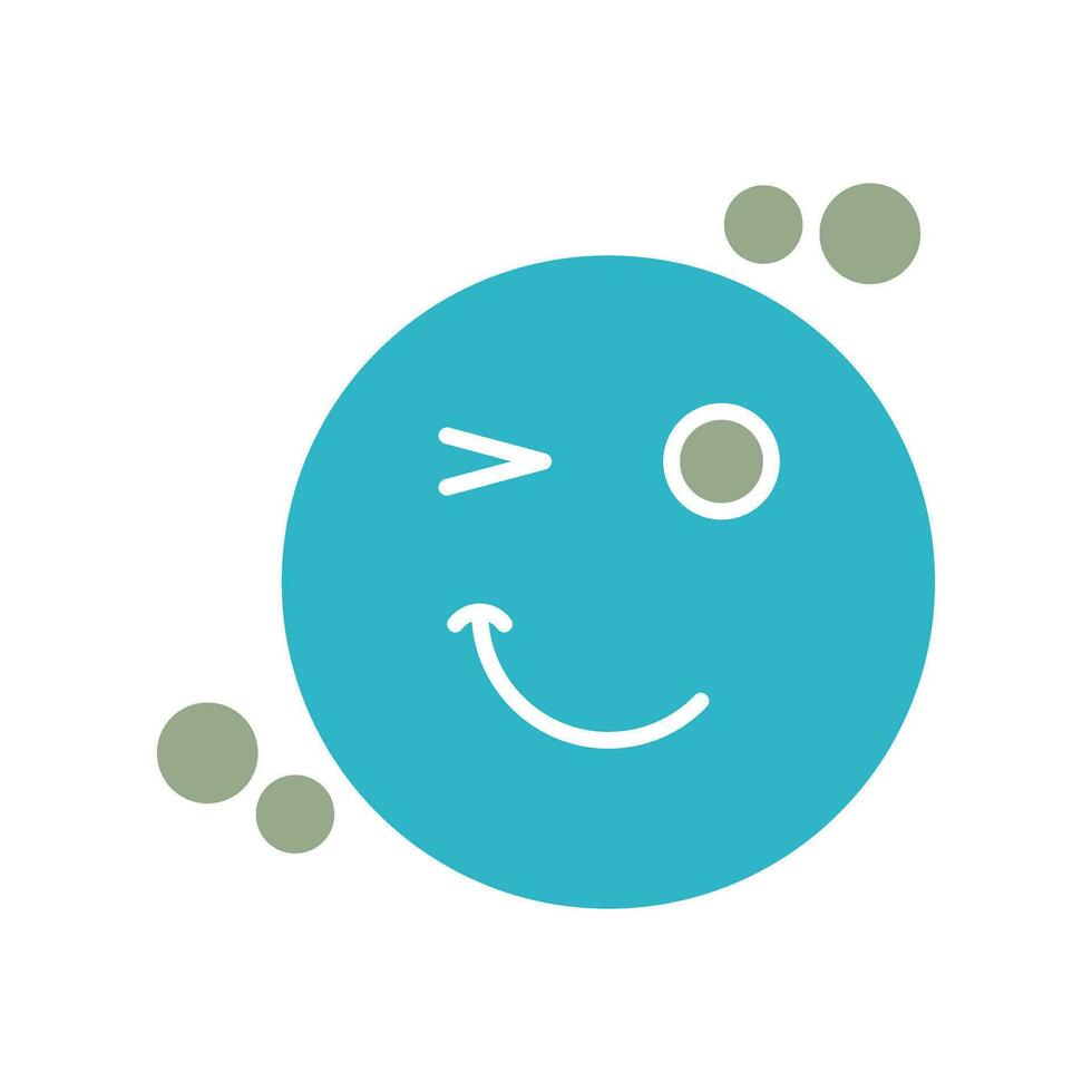Wink Vector Icon