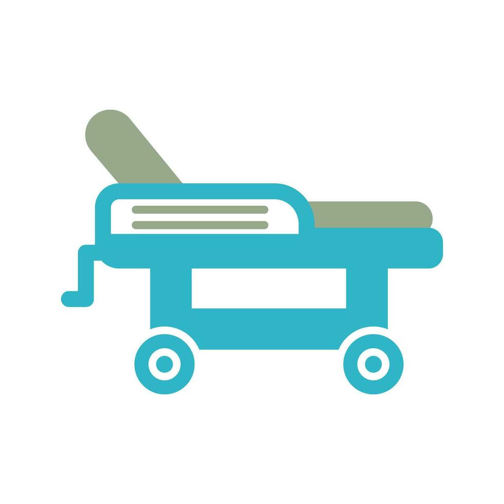 Hospital Bed Vector Icon