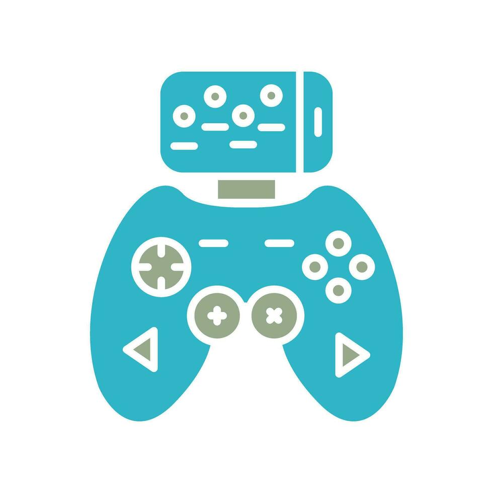 icono de vector de controlador de juego