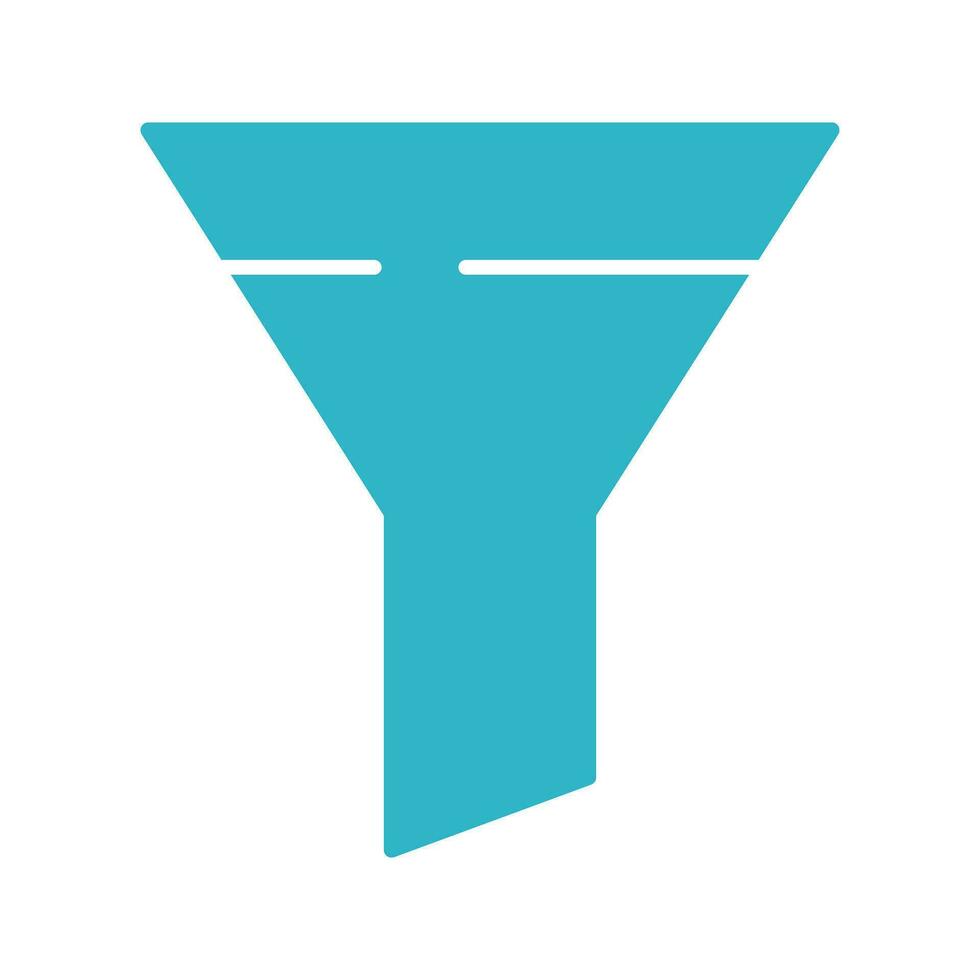 icono de vector de filtro