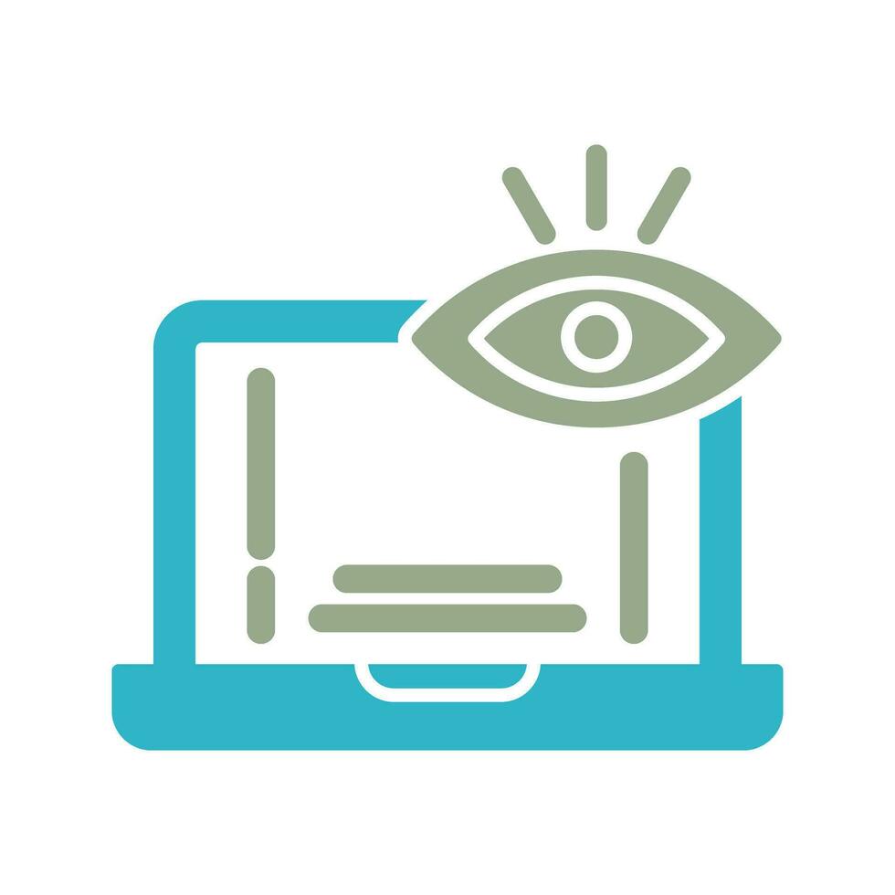 icono de vector de monitoreo