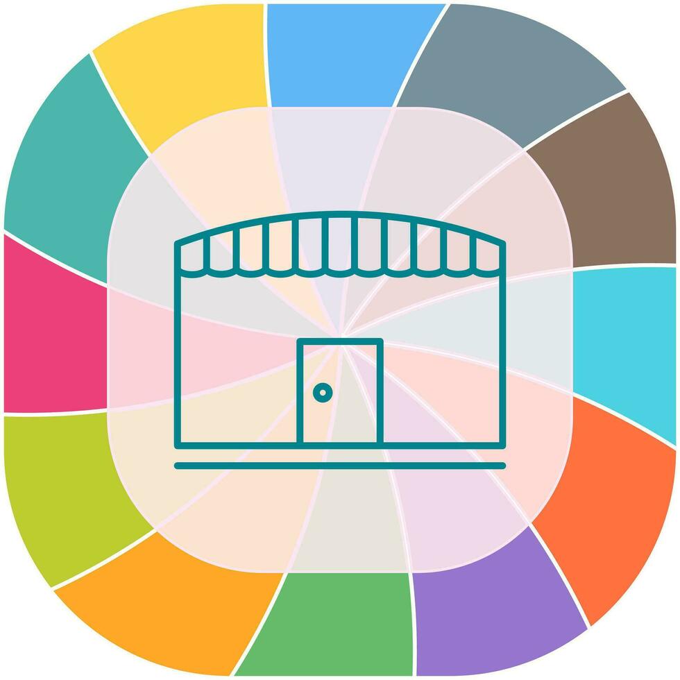 Unique Shop Vector Icon