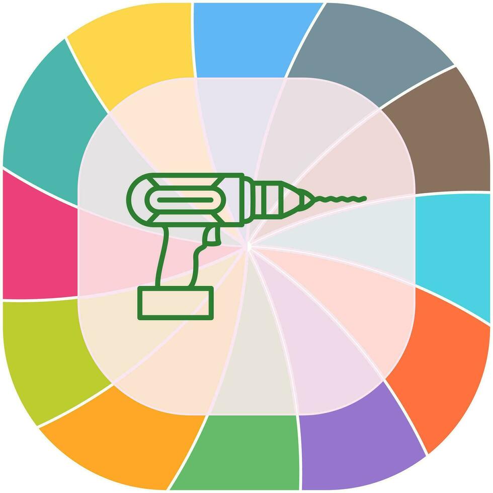 icono de vector de taladro