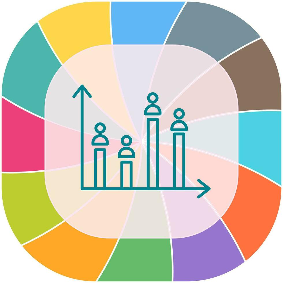 Candidate Graph Vector Icon