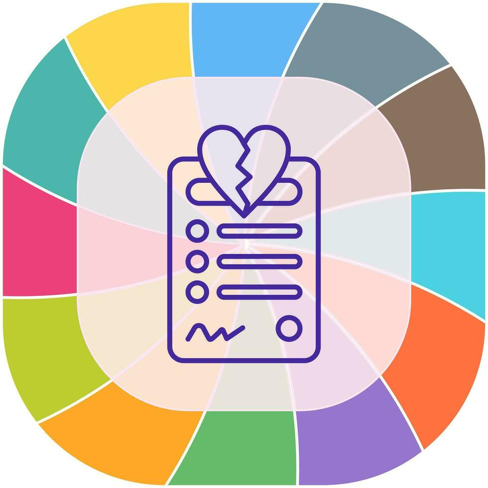 Divorce Vector Icon