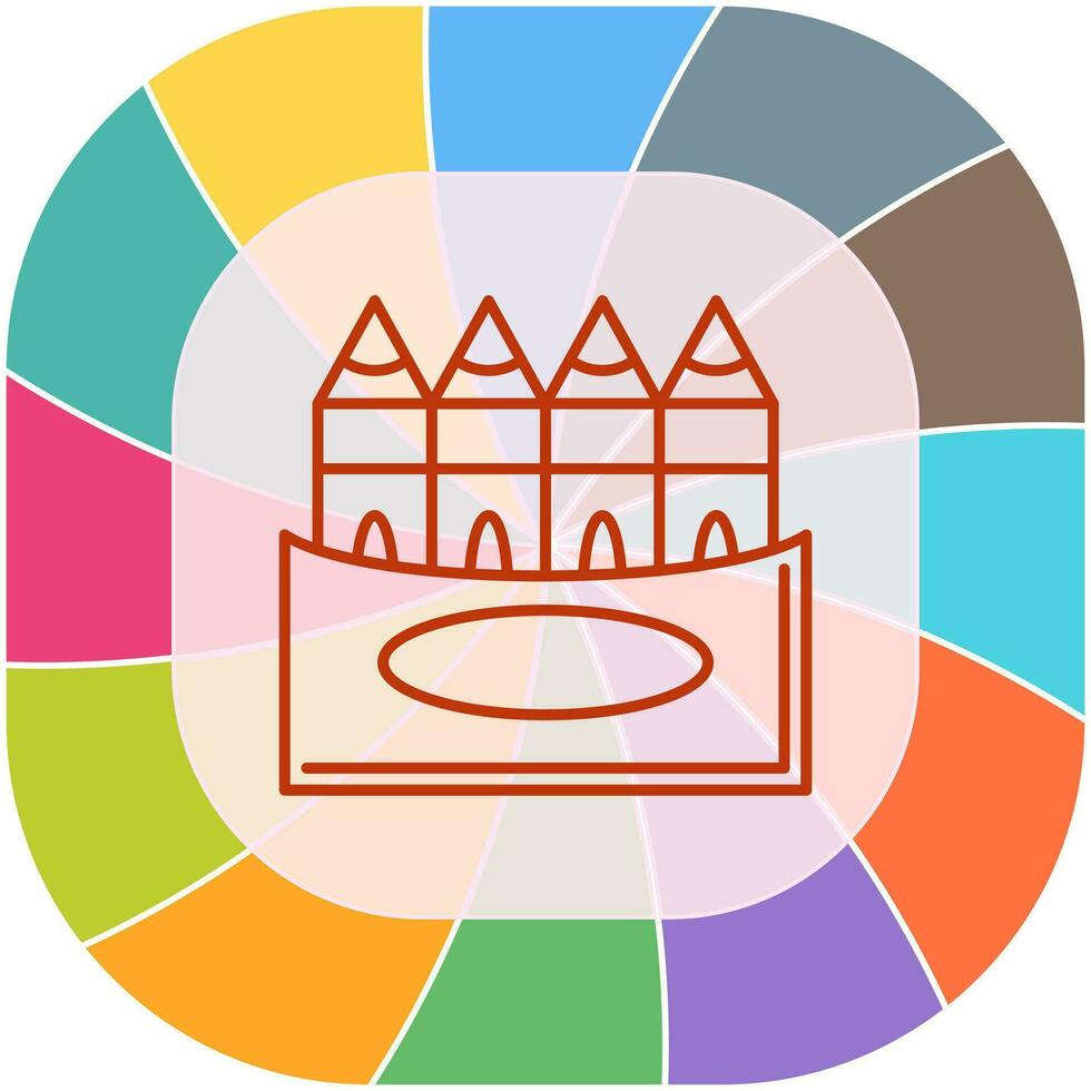 Crayons Vector Icon