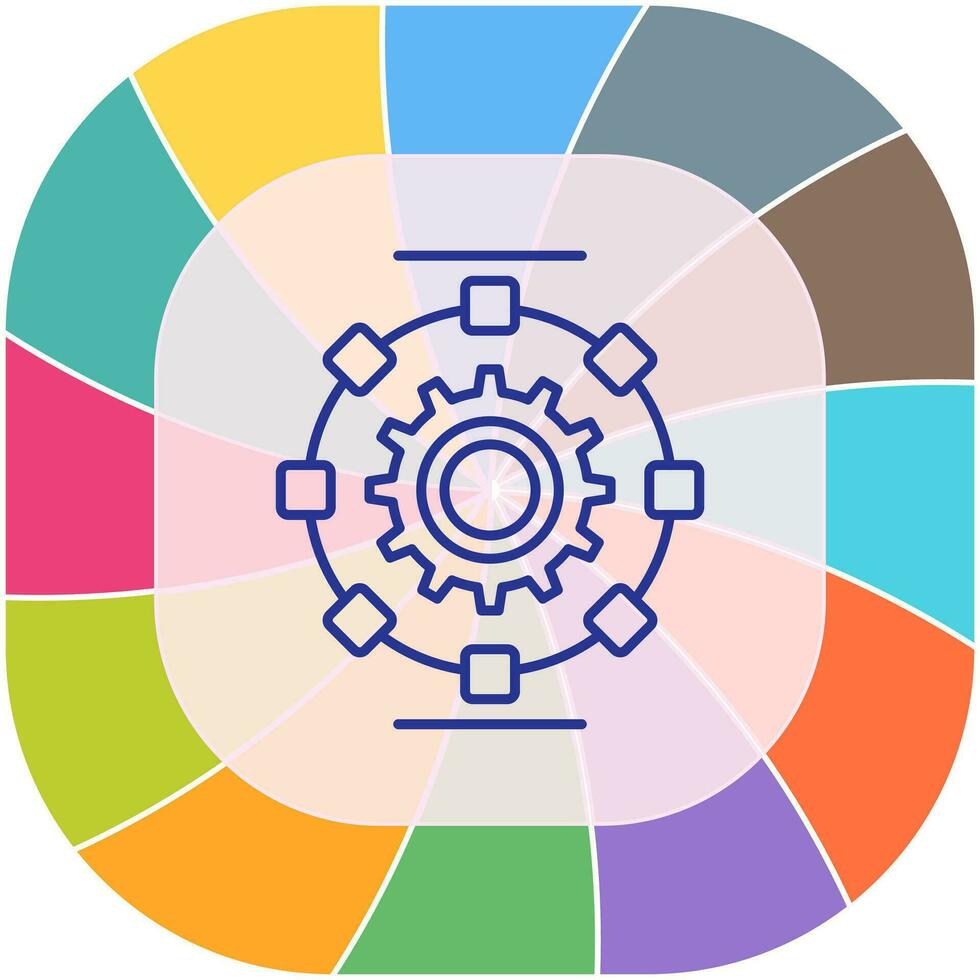 Automated Process Vector Icon