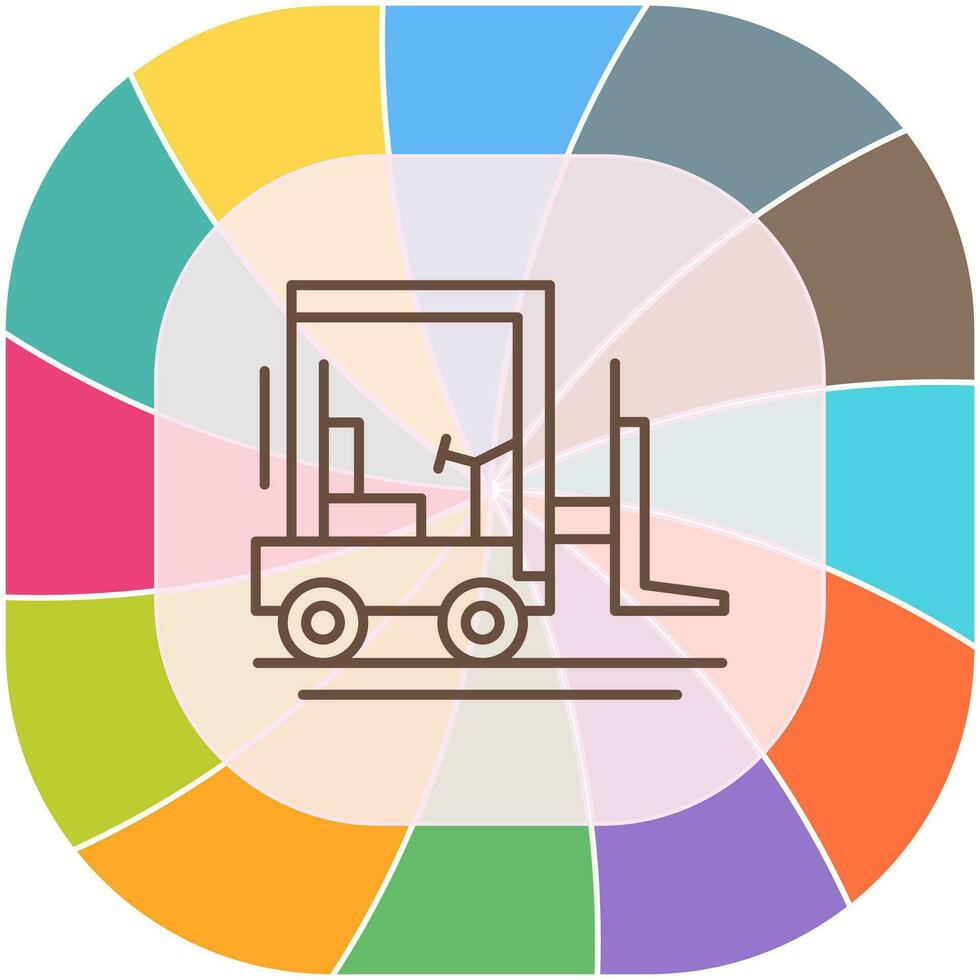 Forklift Vector Icon