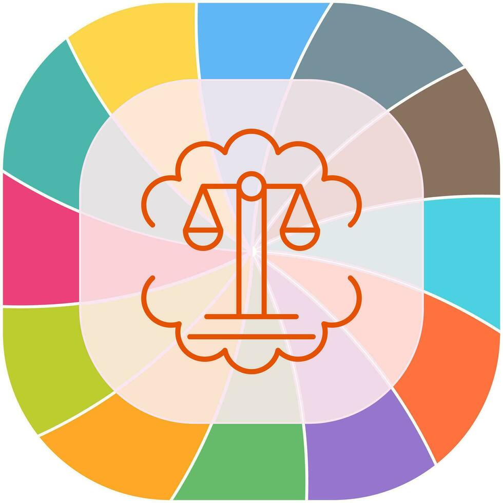 Justice Scale Vector Icon