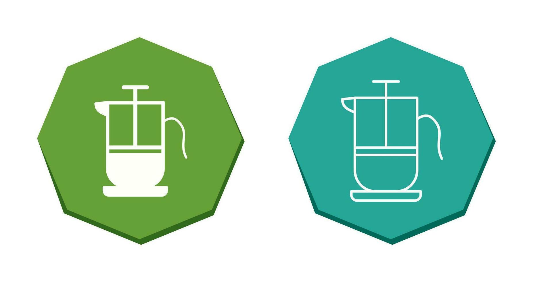 French Press Vector Icon
